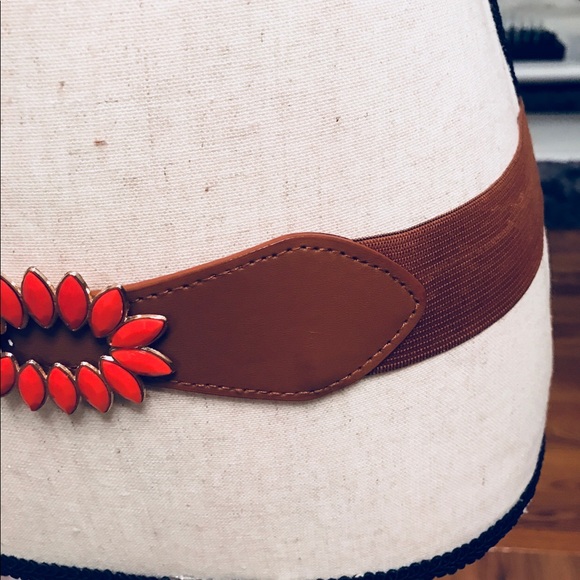 Brown Stretchable Women Belt - Picture 5 of 5